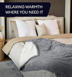 GENIANI Heated Blanket Electric Throw 50"x60" – Safe Electric Heating Blanket - Image 8