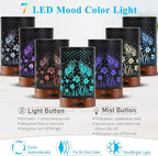 Essential Oil Diffuser - 150ML Metal Aromatherapy Diffuser - Image 2