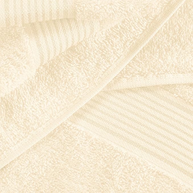 Belizzi Home Cotton 2 Pack Oversized Bath Sheet 35x70, Large Bath Sheet - Image 2