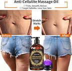 Mothers Day Gifts for Wife, Massage Oil for Massage Therapy, 3 Pack Cellulite - Image 7