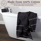 Lavish Home 6 Piece Bathroom Towels Set - Image 5