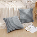 Pallene Faux Fur Plush Throw Pillow Covers 20x20 Set of 2, Luxury Soft Fluffy - Image 6
