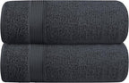 Belizzi Home Cotton 2 Pack Oversized Bath Towel Set 28x55 inches, Large Bath by Unknown