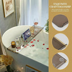 Bathtub Caddy Tray for Luxury Bathroom Bath tub Table Caddy Tray Shelf for - Image 2