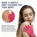 Exfoliating Dual Texture Bath Gloves - Image 2