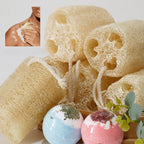 Natural Loofah Sponge, Organic Bath Loofah Pack, Lufas Exfoliating Body Scrubber - Image 7