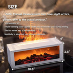 TMEHM Fireplace Flame Air Diffuser Humidifier, 7 Colors Aromatherapy Essential - Image 2