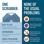 Sud Scrub® Antimicrobial Silicone Body Scrubber, Exfoliating Body Brush - Image 4