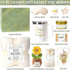 Birthday Gifts for Women Self Care Get Well Soon Gift Baskets, Spa Care Package - Image 2
