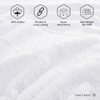 LANE LINEN Set of 4 Bath Towel - Image 6