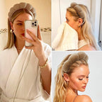Ayesha Brown Spa Headband for Washing Face Sponge Makeup Headbands Skincare - Image 3