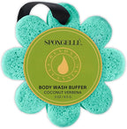 Spongellé Coconut Verbena Wild Flower Bath Sponge | Built-in Body Wash & Body by Spongell%C3%A9