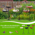 Freestanding Birdbaths Bowl Outdoor, Standing Garden Bird Bath Bird Feeder & - Image 7