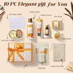 Birthday Gifts for Women, Almond Milk & Honey Relaxing Spa Gift Baskets for - Image 2