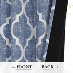 Beauoop 100% Blackout Curtains 96 Inches Long 2 Panels - Image 3