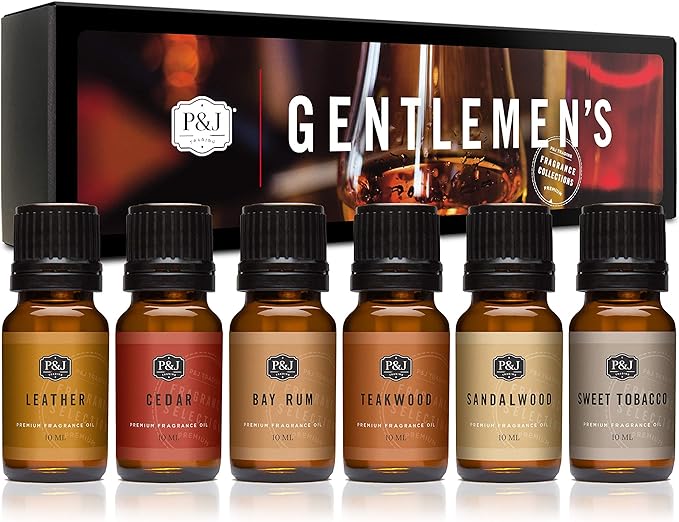 P&J Trading Fragrance Oils for Diffusers for Home Gentlemen's Set Fragrance by PJTrading