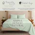 Karissa Mae Cooling Bamboo Viscose King Size Pillowcase Set | 100% FSC - Image 4