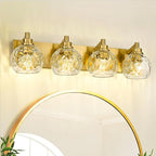 Bathroom Light Fixtures Over Mirror, 4-Light Modern Sconces Wall Lighting - Image 5