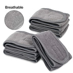 Whaline Spa Facial Headband Head Wrap Terry Cloth Headband 4 Counts Stretch - Image 4