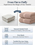LANE LINEN 100% Cotton Towels Set - Image 3