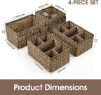 VERONLY Cosmetic Storage Bins Makeup Organizer, Adjustable Multifunction - Image 3