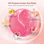 Under Eye Patches Gold Essence Hydrogel Eye Masks - Image 3