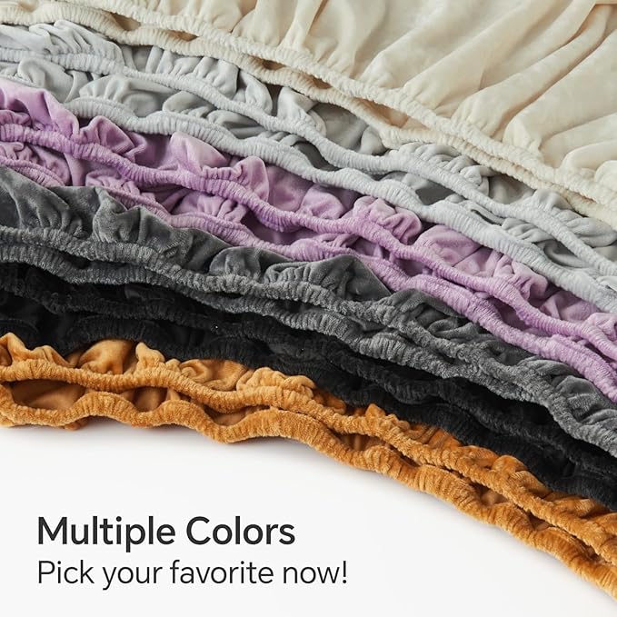 BEDELITE Velvet Fitted Sheet and Pillowcases Set, Luxury Soft Fuzzy Bottom Sheet - Image 7