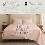 Karissa Mae Cooling Bamboo Viscose Standard Size Pillowcase Set | 100% - Image 4