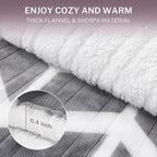 VENTIMI Electric Blanket Heated Throw, Fast Heating Blankets - Image 4