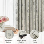 100% Boho Blackout Curtains 84 Inches Long - Image 5
