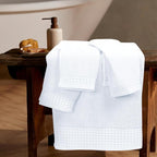 GLAMBURG Ultra Soft 3 Pack Cotton Towel Set, Contains a Bath Towel 28x55 inch - Image 3