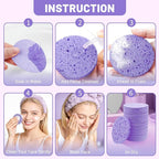 100-Count Compressed Facial Sponges - Image 3