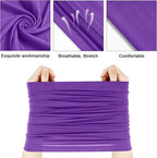 Geyoga 6 Pieces Summer UV Protection Cooling Neck Gaiter Face Clothing Neck - Image 4