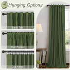 Christmas Green Blackout Curtains - Image 6