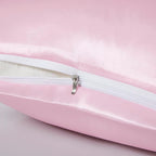 Satin Pillowcases with Zipper （20x36）, King Size Pillowcases Set of 2 - Image 4