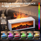 TMEHM Fireplace Flame Air Diffuser Humidifier, 7 Colors Aromatherapy Essential - Image 5