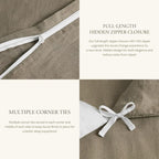 DAPU 100% Linen Duvet Cover Set - Image 6
