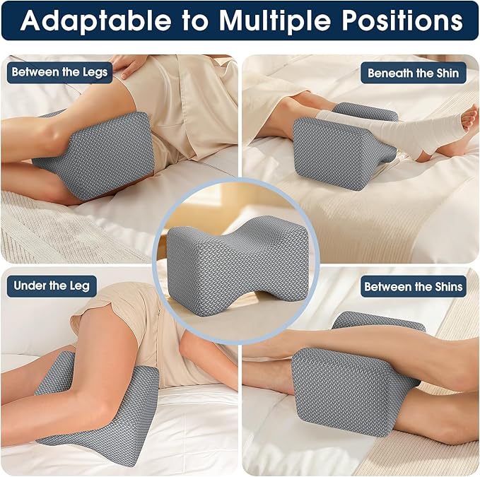 BlissTrends Memory Foam Knee Pillow, Knee Pillow - Image 6