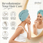 Cotton Hair Towel Wrap for Women/Kids | Quick Dry, Soft & Absorbent 420-GSM - Image 6
