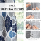 Beauoop 100% Blackout Curtains 96 Inches Long - Image 7