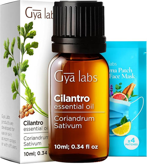 100% Pure Cilantro Essential Oil by GyaLabs