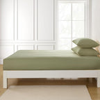 Twin Fitted Sheet Only with Full Elastic & Built in Corner Sheet Straps to - Image 3