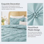 BEDELITE Dusty Blue Queen Comforter Set - Image 4