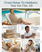 Casa Platino 12 Pcs Premium Cotton Towel Set - Image 6