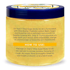 Dr Teal's Shea Sugar Scrub, Prebiotic Lemon Balm, 19 oz - Image 9