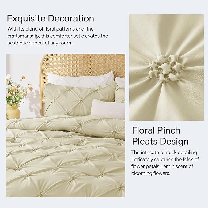 BEDELITE Beige Queen Comforter Set - Image 4