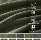 Madison Park 800GSM Bathroom Towel Set of 8 100% Cotton Bath Towel Set - Image 3