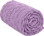 Knitted Weighted Blanket for Adult, No Beads Heavy Blanket 48” x 72'' 10lbs by Unknown