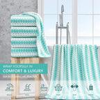 4 Piece Extra Large Bath Towel Set Oversized Bath Sheet 35"x70" Bathroom Towel - Image 4