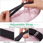 6 Pieces Natural Silk Sleep Mask Soft Eye Mask Adjustable Strap Blindfold - Image 3